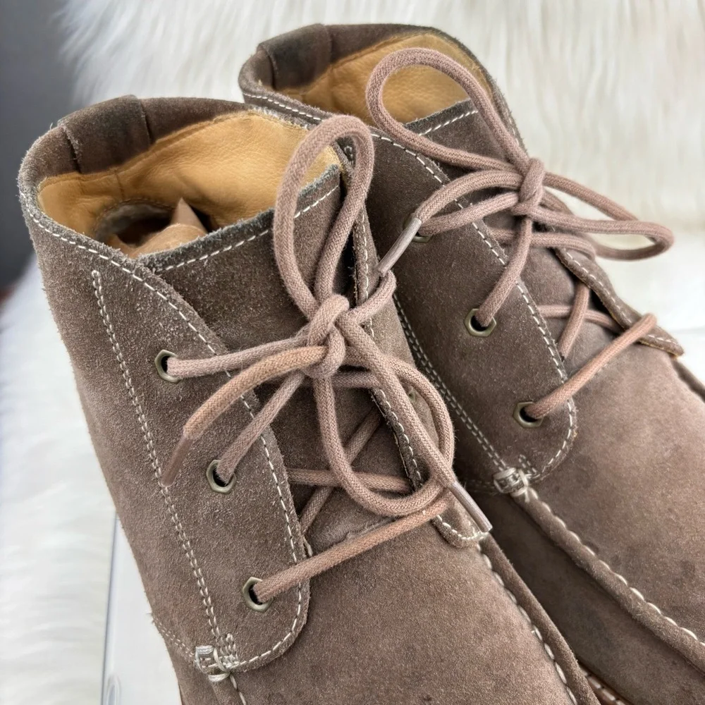 UGG VIA LUNGARNO SUEDE LACE UP BOOTS SIZE 11 MAN